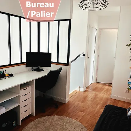 Дом отдыха Maison Au Calme A 5min De Cognac Pour 1 A 8 Pers