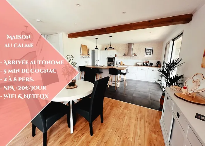 Maison Au Calme A 5min De Cognac Pour 1 A 8 Pers * Richemont (Charente)